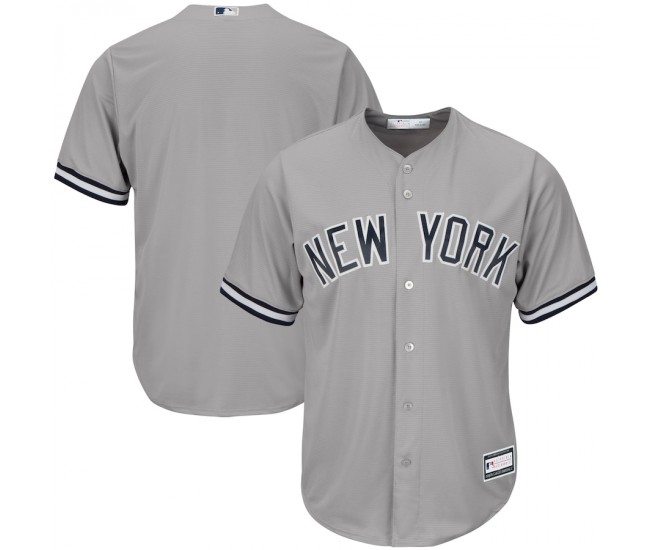 Men's New York Yankees Gray Big & Tall Replica Team Jersey