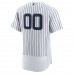 New York Yankees Men's Nike White Home Authentic Custom Jersey