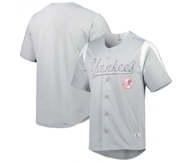 Men's New York Yankees Stitches Gray Chase Jersey
