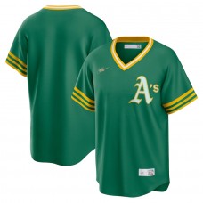 Oakland Athletics Men's Nike Kelly Green Road Cooperstown Collection Team Jersey