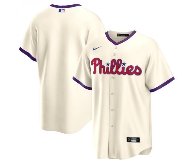 Philadelphia Phillies Men's Nike Cream Alternate Replica Team Jersey