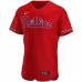 Philadelphia Phillies Men's Nike Red Alternate Authentic Team Jersey