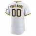 Pittsburgh Pirates Men's Nike White Home Authentic Custom Jersey