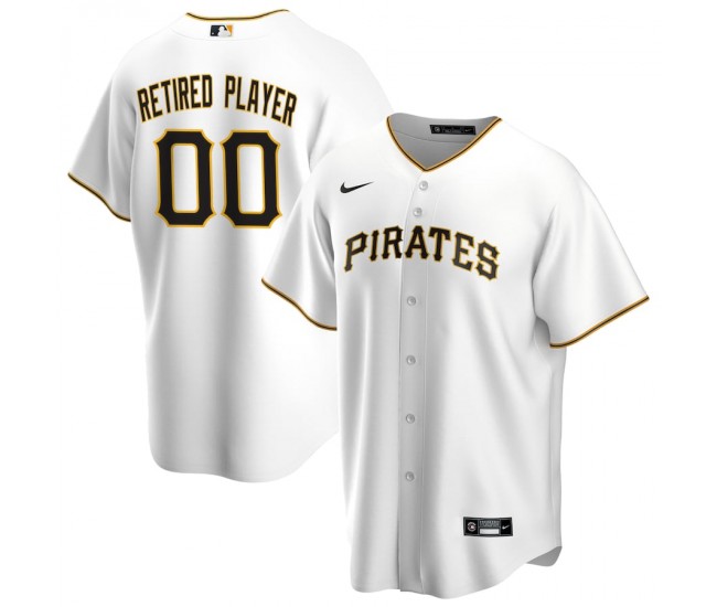 Pittsburgh Pirates Men's Nike White Home Pick-A-Player Retired Roster Replica Jersey