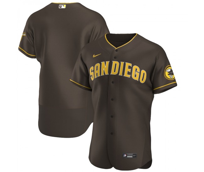 San Diego Padres Men's Nike Brown Road Authentic Team Jersey