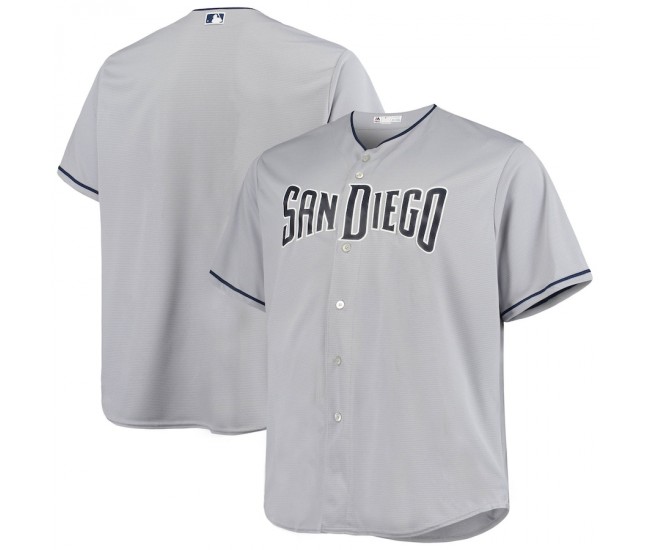 San Diego Padres Men's Majestic Gray Road Official Cool Base Jersey