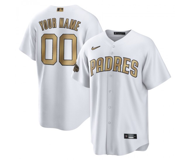 San Diego Padres Men's Nike White 2022 MLB All-Star Game Replica Custom Jersey