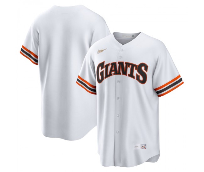 San Francisco Giants Men's Nike White Home Cooperstown Collection Team Jersey