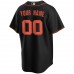 San Francisco Giants Men's Nike Black Alternate Replica Custom Jersey