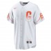 San Francisco Giants Mike Yastrzemski Men's Nike White 2021 City Connect Replica Player Jersey