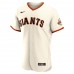San Francisco Giants Men's Nike Cream Home Official Authentic Custom Jersey