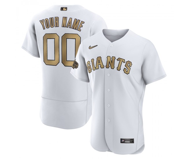 San Francisco Giants Men's Nike White 2022 MLB All-Star Game Authentic Custom Jersey