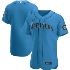 Seattle Mariners Men's Nike Royal Alternate Authentic Team Jersey