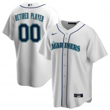 Seattle Mariners Men's Nike White Home Pick-A-Player Retired Roster Replica Jersey