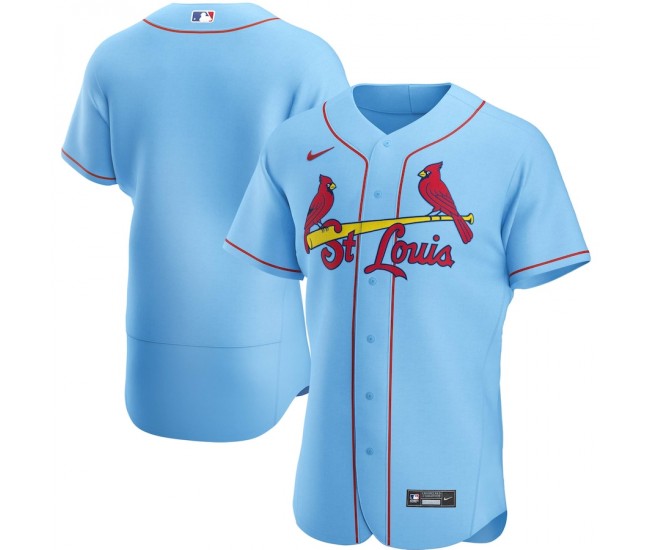 St. Louis Cardinals Men's Nike Light Blue Alternate Authentic Team Jersey