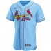 St. Louis Cardinals Men's Nike Light Blue Alternate Authentic Team Jersey