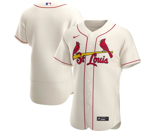 St. Louis Cardinals Men's Nike Cream Alternate Authentic Team Jersey