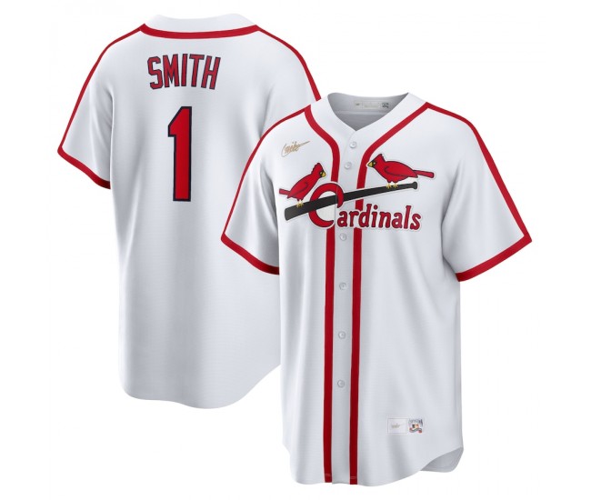 St. Louis Cardinals Ozzie Smith Men's Nike White Home Cooperstown Collection Player Jersey
