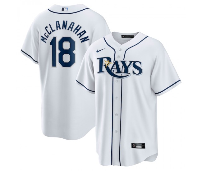 Tampa Bay Rays Shane McClanahan Men's Nike White Home Replica Player Jersey