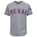 Texas Rangers Men's Majestic Road Gray Flex Base Authentic Collection Team Jersey