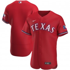 Texas Rangers Men's Nike Red Alternate Authentic Team Jersey