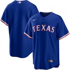 Texas Rangers Men's Nike Royal Alternate Replica Team Logo Jersey