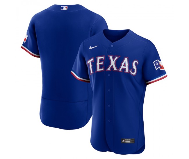 Texas Rangers Men's Nike Royal Alternate Authentic Team Jersey