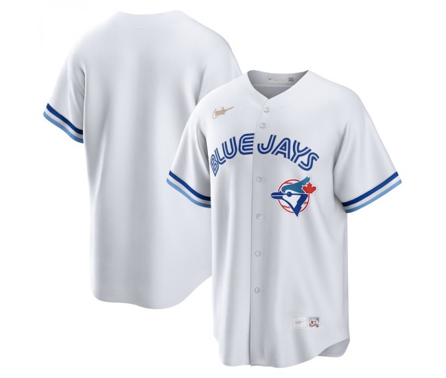 Toronto Blue Jays Men's Nike White Home Cooperstown Collection Team Jersey