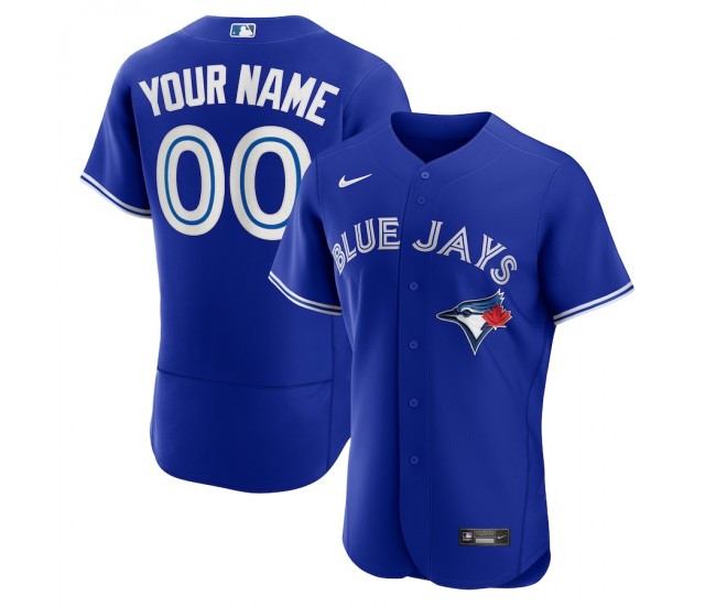 Toronto Blue Jays Men's Nike Royal Alternate Authentic Custom Jersey