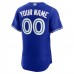 Toronto Blue Jays Men's Nike Royal Alternate Authentic Custom Jersey