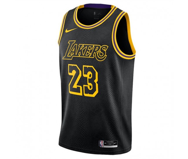 Los Angeles Lakers Lebron James Nike 2023 Men Swingman City Edition Jersey Black
