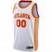 Atlanta Hawks Men's Nike White 2020/21 Swingman Custom Jersey - Association Edition