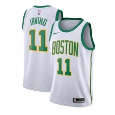 Boston Celtics Irving Nike 2023 Men Swingman City Edition Jersey White