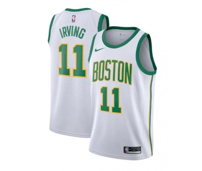 Boston Celtics Irving Nike 2023 Men Swingman City Edition Jersey White