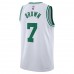 Boston Celtics Brown Nike 2023 Men Swingman Icon Edition Jersey White