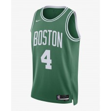 Boston Celtics Holiday Nike 2023 Men Swingman Icon Edition Jersey Green