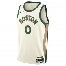 Boston Celtics Tatum Nike 2023 Men Swingman City Edition Jersey White