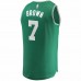 Boston Celtics Jaylen Brown Men's Fanatics Branded Green Fast Break Replica Player Jersey