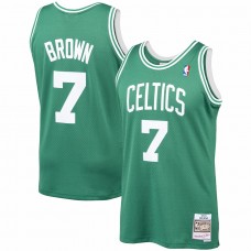Boston Celtics Dee Brown Men's Mitchell & Ness Kelly Green 1990-91 Hardwood Classics Swingman Player Jersey