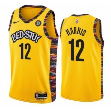Brooklyn Nets Harris Nike 2023 Men Swingman Limited Edition Jersey Yellow
