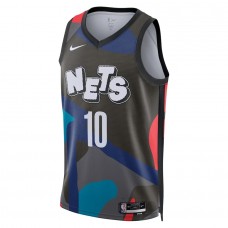 Brooklyn Nets Simmons Nike 2023 Men Swingman City Edition Jersey Blue