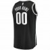 Brooklyn Nets Men's Fanatics Branded Black Fast Break Custom Replica Jersey - Icon Edition