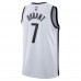 Brooklyn Nets Durant Nike 2023 Men Swingman Association Edition Jersey White