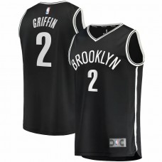 Brooklyn Nets Blake Griffin Men's Fanatics Branded Black 2020/21 Fast Break Replica Player Jersey - Icon Edition