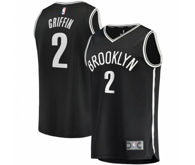 Brooklyn Nets Blake Griffin Men's Fanatics Branded Black 2020/21 Fast Break Road Replica Jersey - Icon Edition