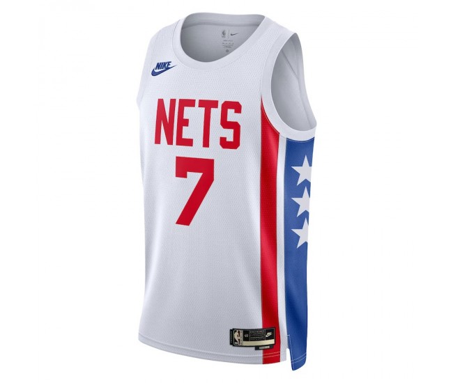 Brooklyn Nets Durant Nike 2023 Men Swingman Classic Edition Jersey White