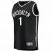 Brooklyn Nets TJ Warren Men's Fanatics Branded Black Fast Break Replica Jersey - Icon Edition