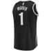Brooklyn Nets TJ Warren Men's Fanatics Branded Black Fast Break Replica Jersey - Icon Edition