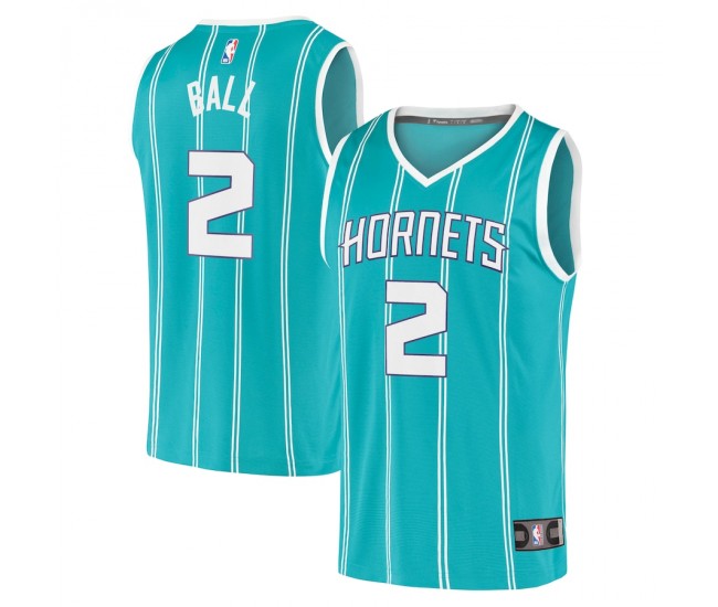 Charlotte Hornets LaMelo Ball Men's Fanatics Branded Teal 2020/21 Fast Break Replica Jersey - Icon Edition