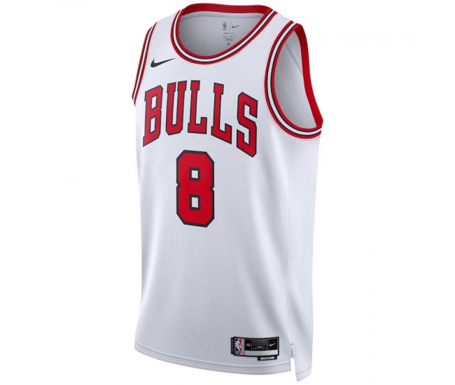 Chicago Bulls Lavine Nike 2023 Men Swingman Association Edition Jersey White